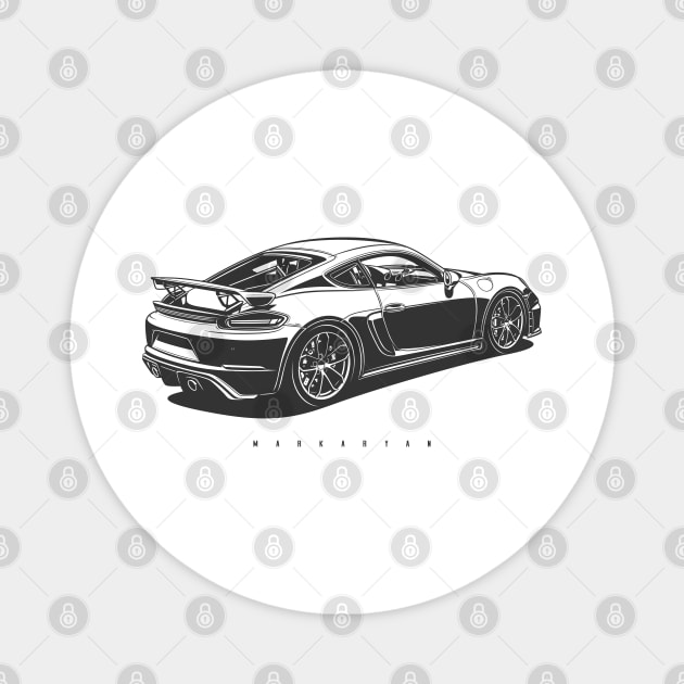 Cayman GT4 Magnet by Markaryan